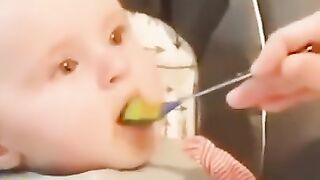 Funny Baby Videos eating   Short
