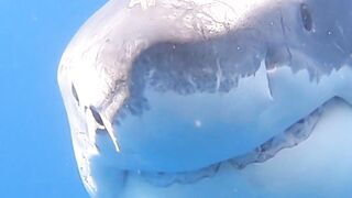 Great White Shark Bite #shorts #sharks #greatwhiteshark