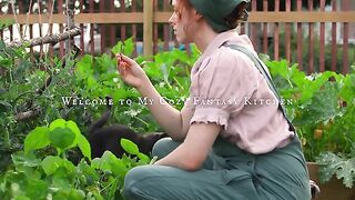 Cooking with Mulberries  ASMR Campfire Cooking in the Iowa Countryside