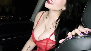 Awesome Girl in Red Dress