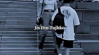 Jis din tujhko na dekhu sad status video????????{slowed and reverb status}#shorts​ #love​ #trending #alone