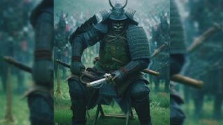 Samurai invasion. battle at Imjin River. by  on
