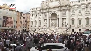 City of Rome says it is planning to limit numbers of tourists at the Trevi Fountain as it struggles
