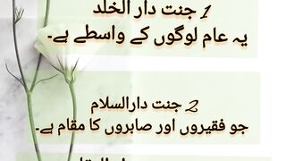 Jannat k Darwazoun k naam