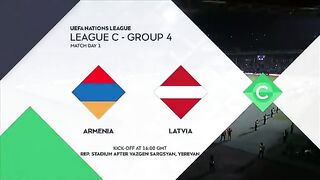 Armenia vs Latvia 4-1