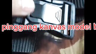 Ikat pinggang kanvas terbaru Made in indonesia