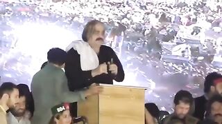 Chief Minister KP Ali Amin Gandapur Aggressive Speech at PTI Islamabad Jalsa