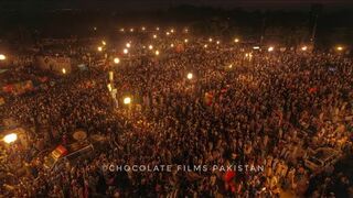 PTI Islamabad Jalsa Drone Footage