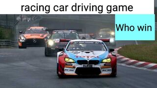Car driving mobile game race who win