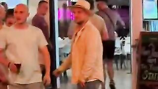 Dude sucker punched security ￼