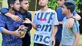 funny video omor on fire