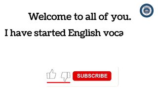English Vocabulary Classes | This is 4th class.