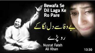 ewafa_se_dil_laga_ke_roo_pare_#Nusrat_fateh_ali_khan