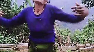 old woman dance