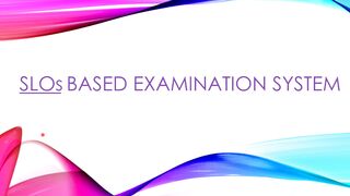SLOs Based Examination System