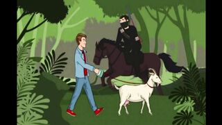 Urdu Moral Story Lootere Bakra Aur Musafir لٹیرے،بکرا اور مسافر