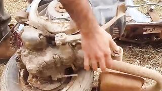 Restoration of 1970 vespa p150 Engine first start after half century