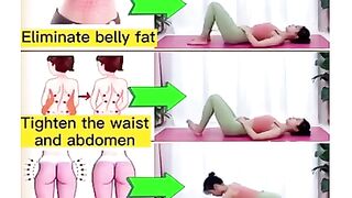Belly fat loss workout at home women