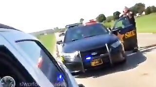Guy Refuses To Stop Recording Himself Being Arrested At Gunpoint
