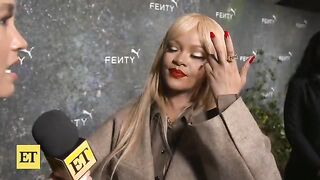 Entertainment Tonight asks Rihanna about her new album #R9.