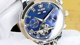 OLEVS Men's Watches Automatic Mechanical Business Wristwatch