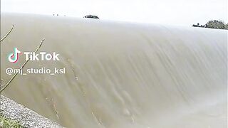 Disturbing Dam water