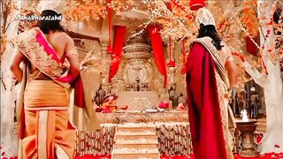 MAHABHARATA SEMUA ORANG TERKEJUT GHANDARI DATANG DENGAN MATA TERTUTUP 001