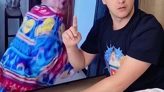 Funny comedy excited