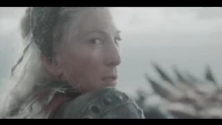 Rhaenys and Meleys vs Aemond and Vhagar Dragon Fight Death Scene House of Dragon S2 Episode 4 (1)