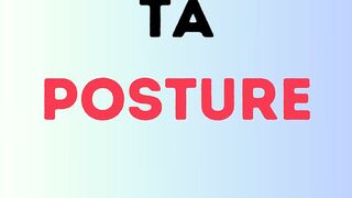 Améliore ta posture