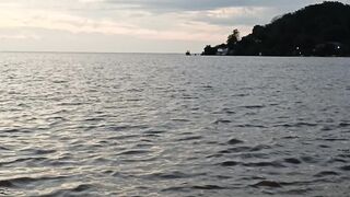 Sedang menikmati keindahan alam