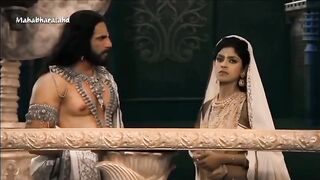 MAHABHARATA IBU SURI AKAN MENOBATKAN DESTRARASTRA MENJADI RAJA 002