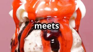 You won't believe what happens when ice cream mixed with sauce