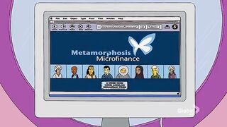 Dr.Mohammad Yunus on Simpson carton