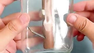 Remove the stick wood without destroying the bottle