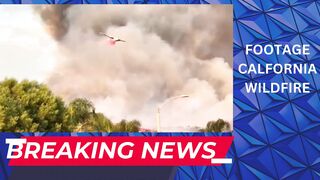 wildfire in California , USA