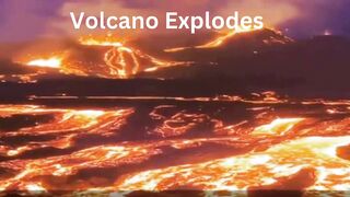 Volcano Exploding  Footage