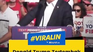 Detik detik Donald trump tertembak