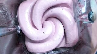 Blueberry + banana smoothie