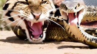 تحدي الثعبان والقطة Snake and Cat Challenge