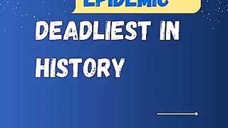 a pandemic that nearly wiped out the human population
