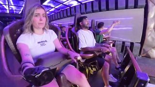 Her reaction is so FUNNY !!! (EUROPARK)