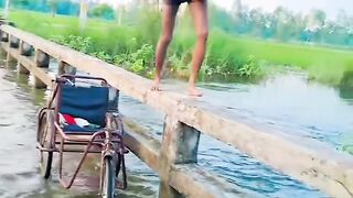 Throwing my friend in water ????????????