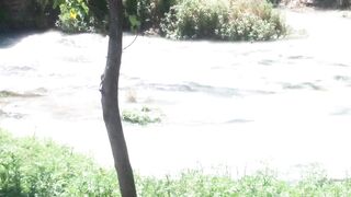 Enjoy calmness of a river