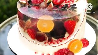 Very beautiful and delicious jelly cakes