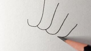 How to draw hand | esay step by step
