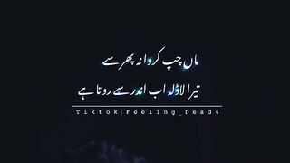 Sad peotry lover