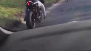 Cycling in Moterbike