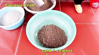 Creative from Cement,Make a very Convenient Firewood Cement Stove from Cement