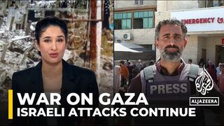 Palestinians displaced again as attacks continue across Gaza